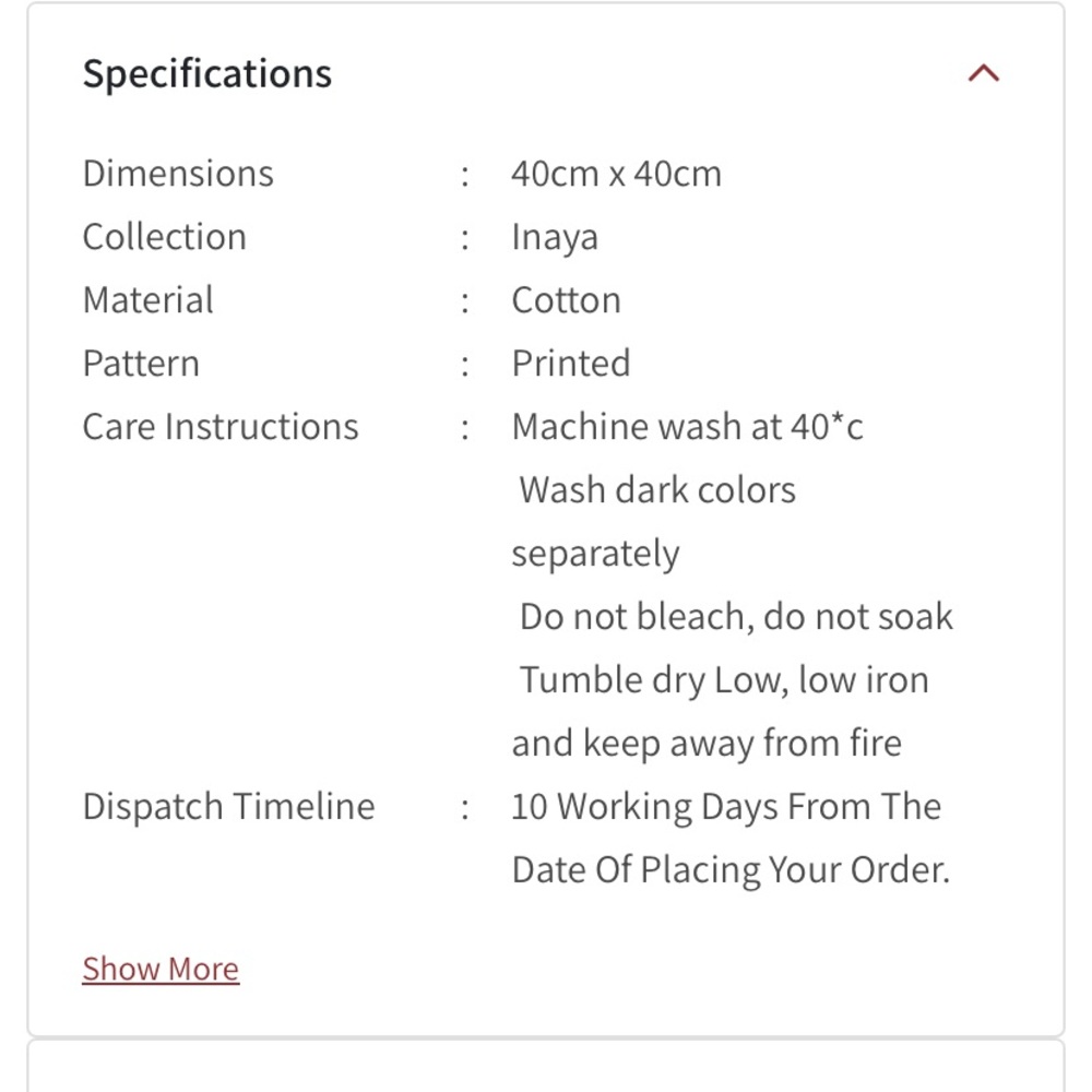 NWT Fabindia Blue Inaya cotton printed accent throw pillow covers SET OF TWO - Picture 11 of 12